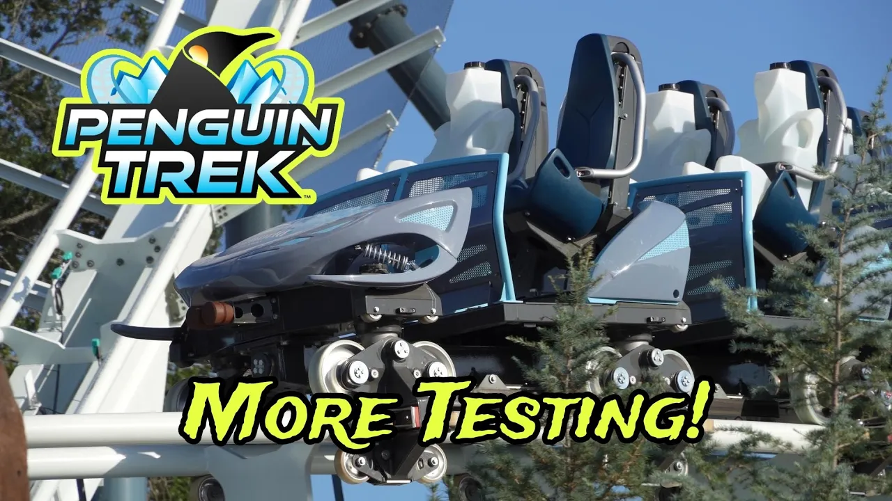 Seaworld Orlando Penguin Trek Testing Construction Update 6.4.24