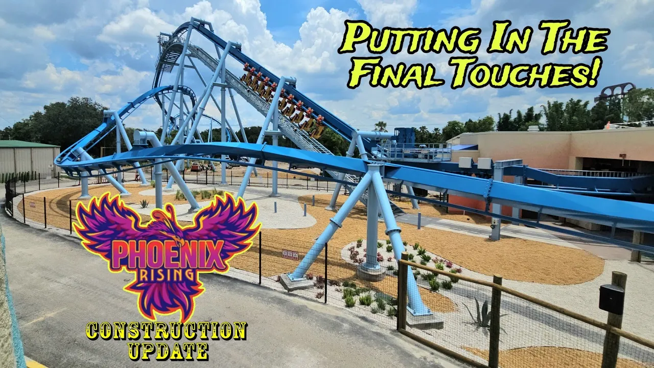 Busch Gardens Tampa Bay Phoenix Rising / General Park Construction Update 7.13.24