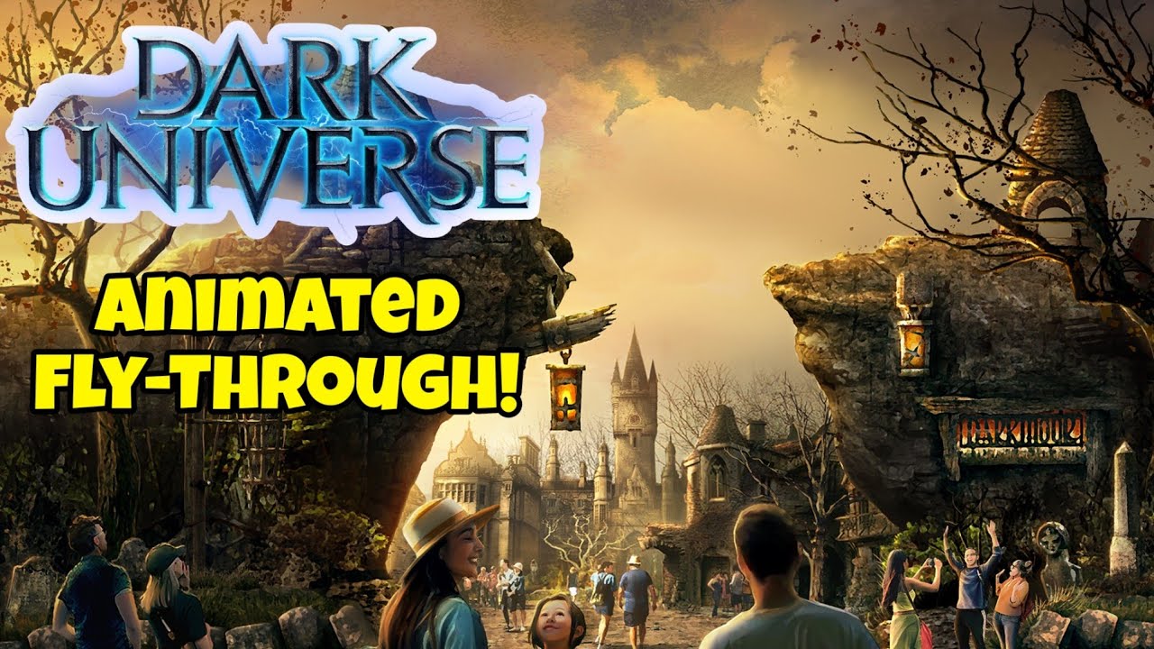 NEW! Dark Universe at Epic Universe Animated Fly-Through!