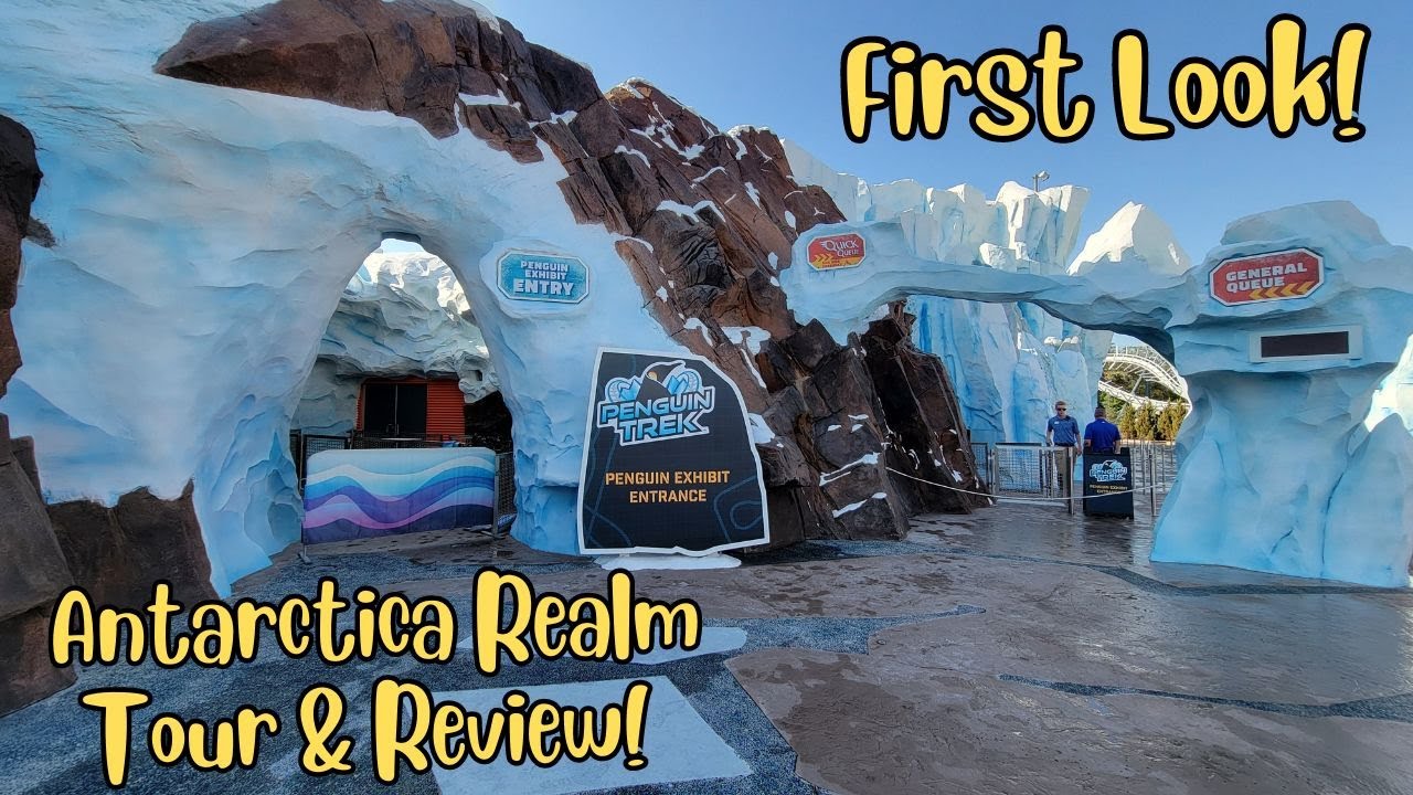 FIRST LOOK! SeaWorld Orlando Antarctica Realm Tour & Review 2024!