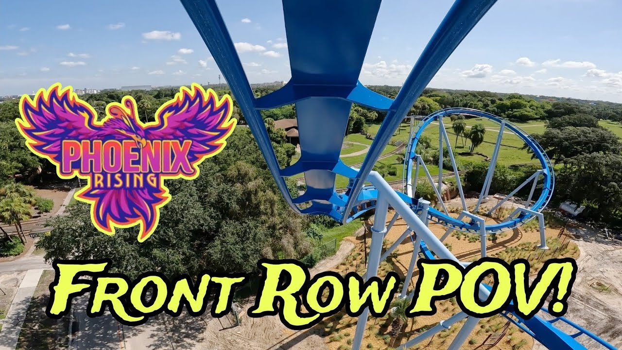 FIRST LOOK: Phoenix Rising Front Row POV Busch Gardens Tampa Bay