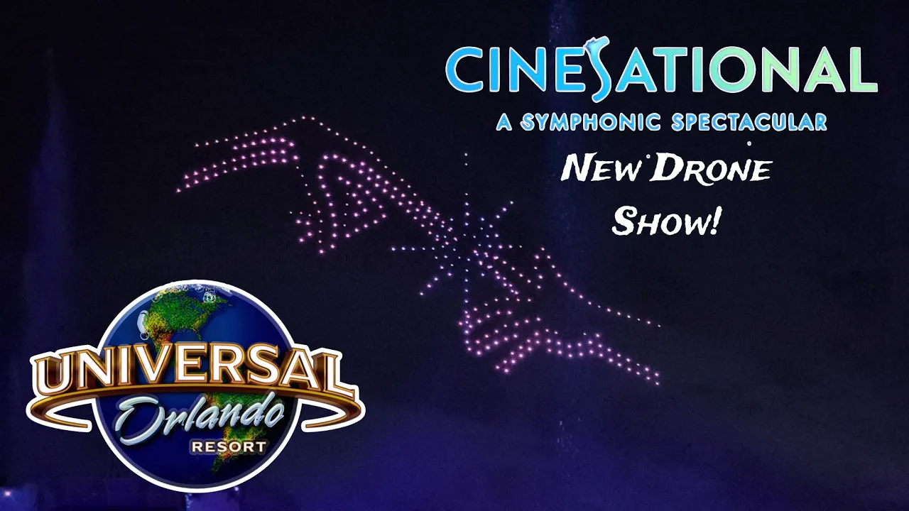 Universal Orlando Resort’s New For 2024 Drone & Fireworks Show CineSational Highlight Video!