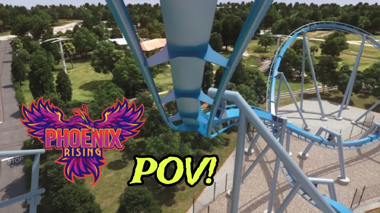 Busch Gardens Tampa Bay Phoenix Rising Animated POV