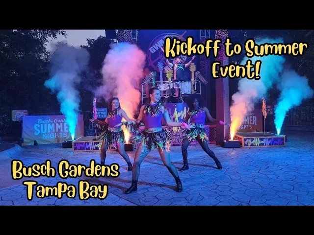 Kickoff to Summer at Busch Gardens Tampa Bay! Rhythm of Nature Premiere, Fireworks, Food, & More!